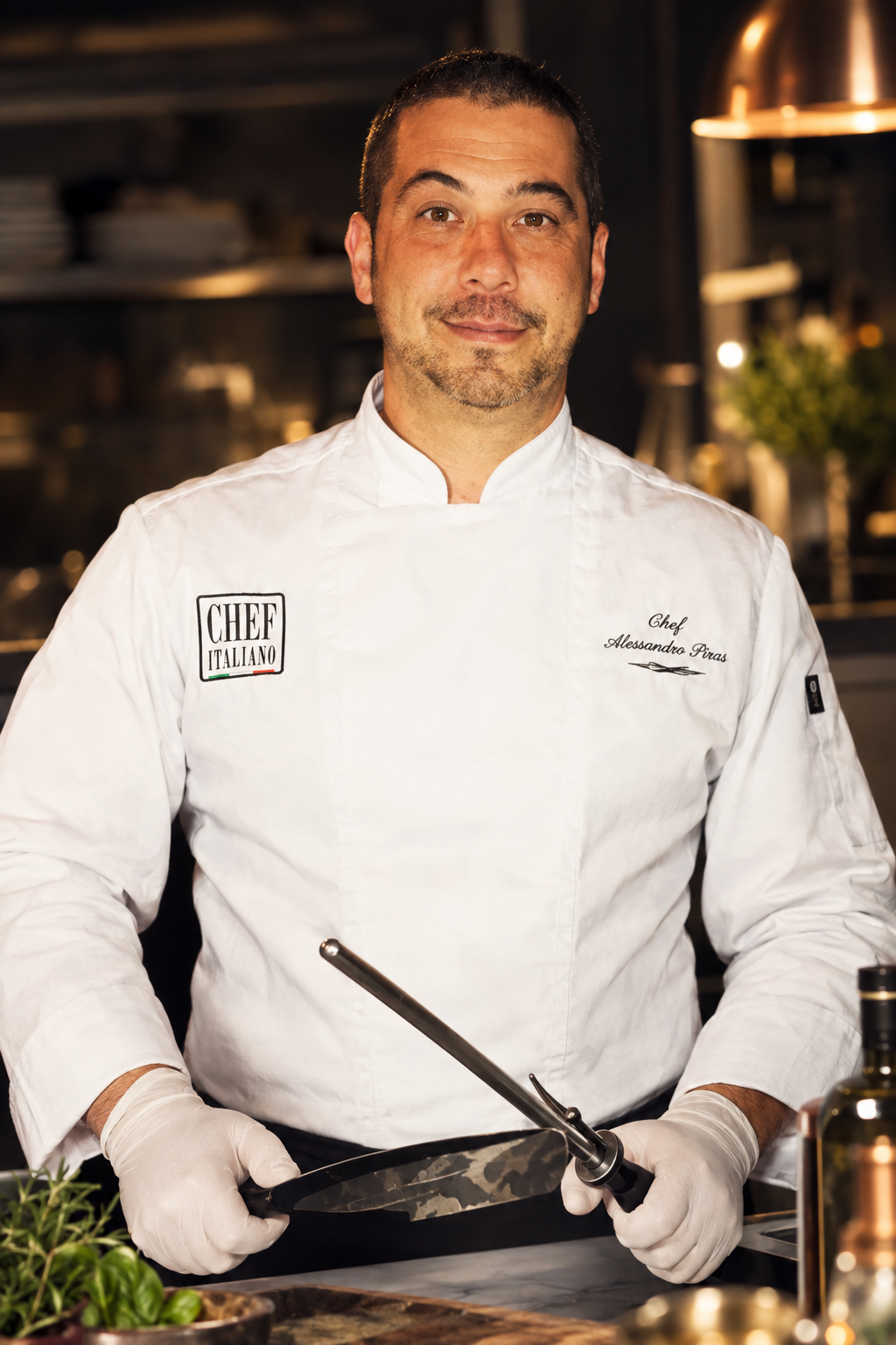 Chef Alessandro Piras — ritratto professionale